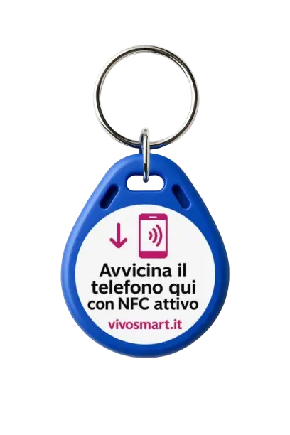 Oggetto MiTrovi frontale con NFC